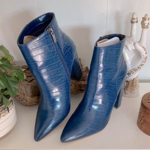 12, Booties, Rosamund, Teal